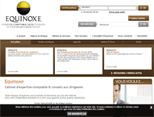 Tablet Screenshot of equinoxe-expert.com